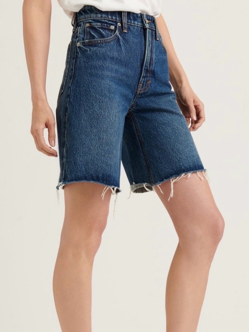 Lucky Brand Relaxed Bermuda Denim Shorts 10 / 30